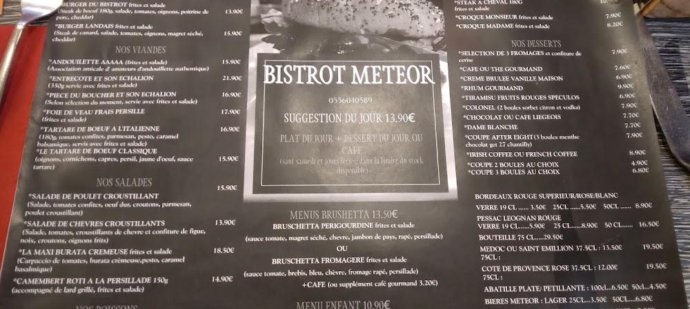 Bistrot Météor - Menu Image 3